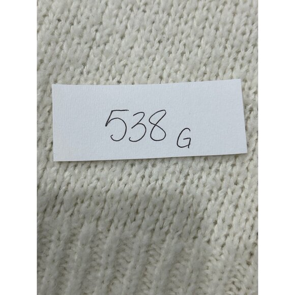 Vintage Cristina Ivory Knit Cardigan With Floral Embroidery and Pearl Accents SZ - Picture 8 of 8